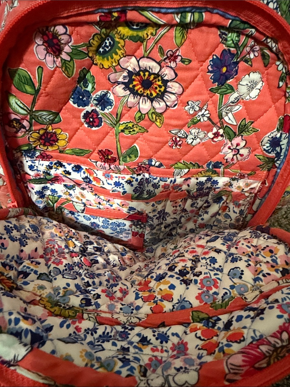 Vera Bradley Coral Bancroft Backpack - Picture 6 of 7